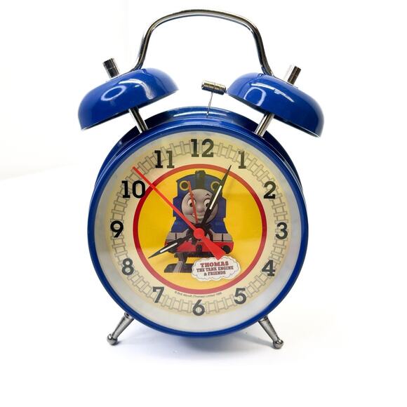 VTG Thomas Tank Engine Friends 1999 Britt Allcroft Metal Twin Bell Alarm clock - Picture 1 of 10